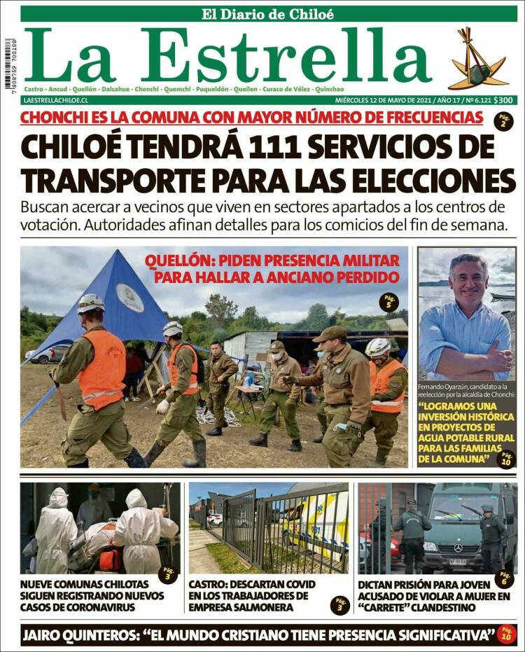 Portada de Estrella de Chiloé (Chile)