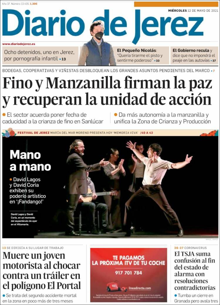 Portada de Diario de Jerez (España)