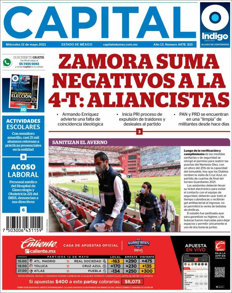 Portada de Capital México (M&eacute;xico)