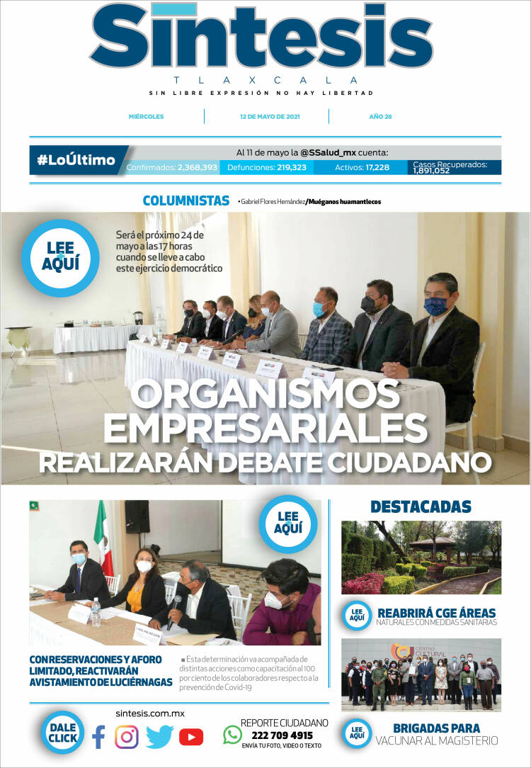 Portada de Síntesis de Tlaxcala (M&eacute;xico)