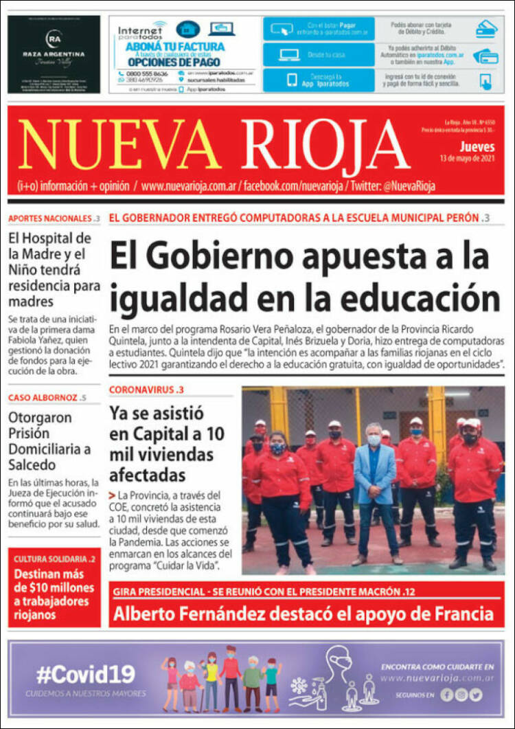 Portada de Nueva Rioja (Argentina)