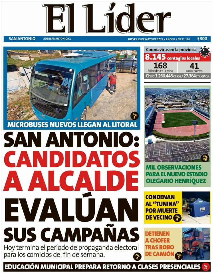 Portada de Lider de San Antonio (Chile)