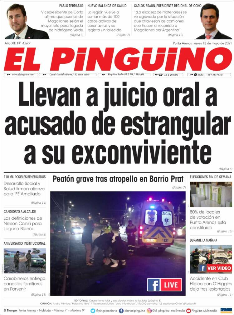 Portada de El Pingüino (Chile)