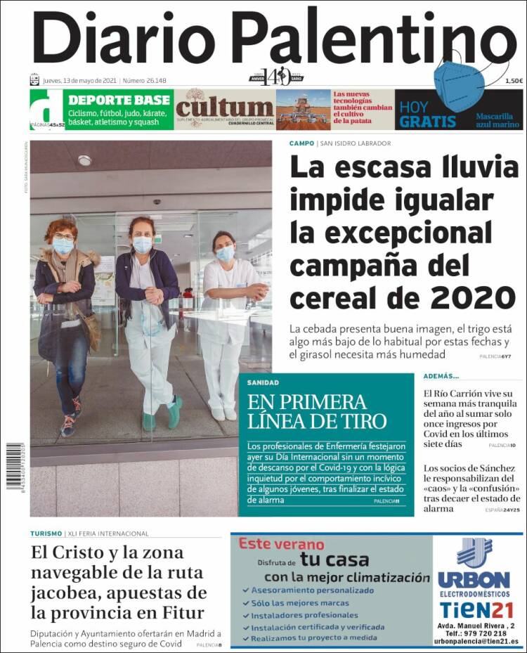 Portada de Diario Palentino (España)