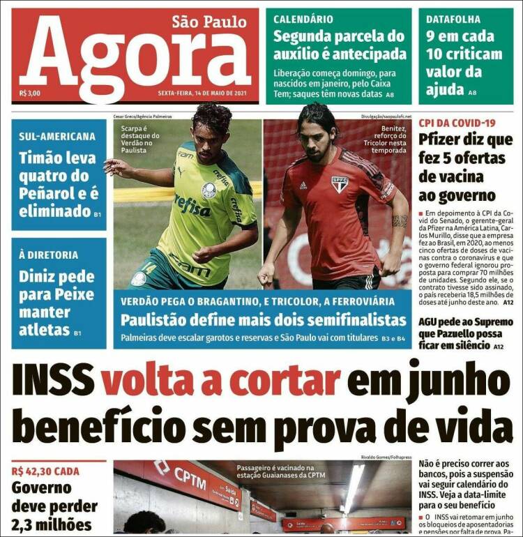 Portada de Jornal Agora (Brasil)