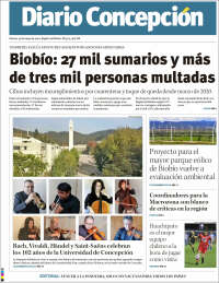 Portada de Diario de Concepción (Chile)