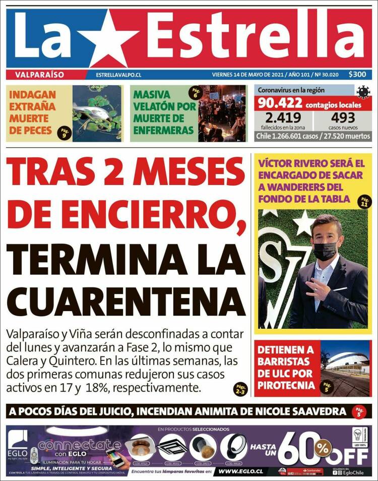 Portada de Estrella de Valparaiso (Chile)