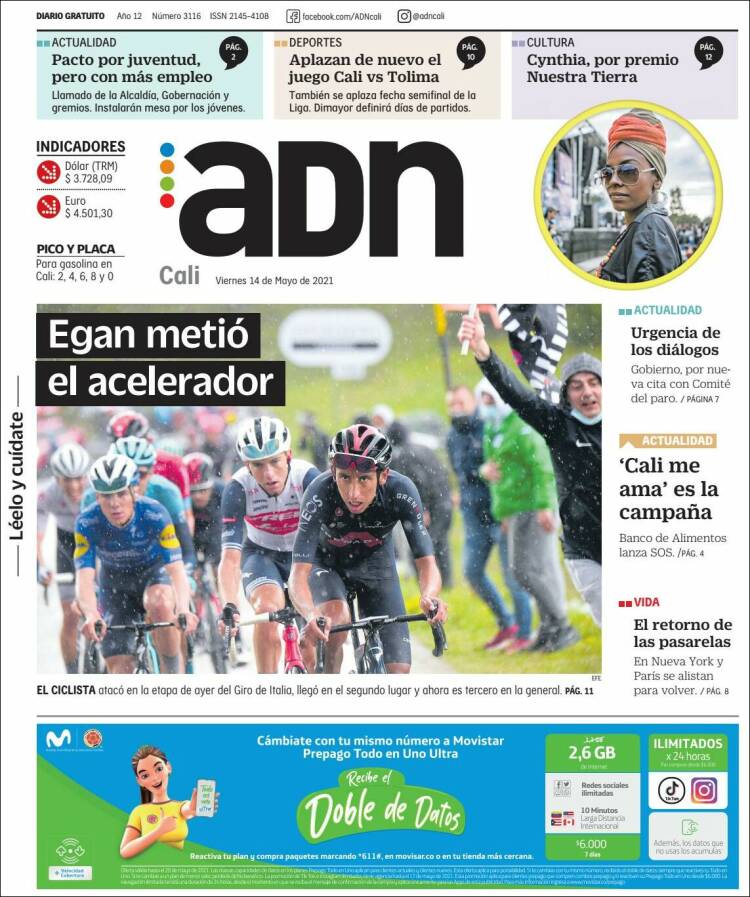 Portada de ADN - Cali (Colombia)