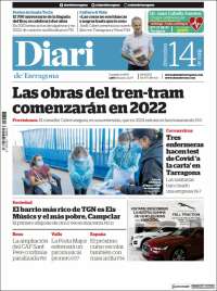 Portada de Diari de Tarragona (España)