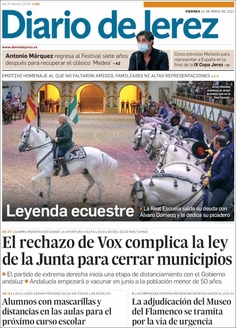 Portada de Diario de Jerez (España)