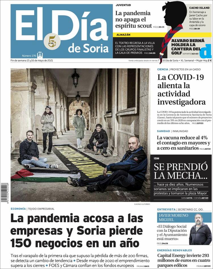 Portada de El Día de Soria (España)