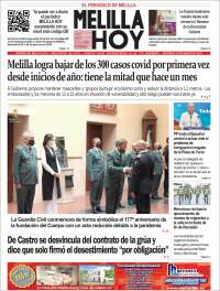 Portada de Melilla Hoy (España)