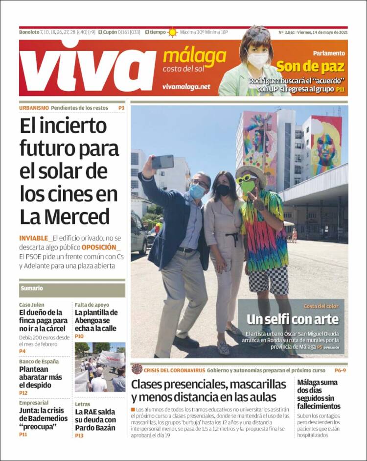 Portada de Viva Málaga (España)