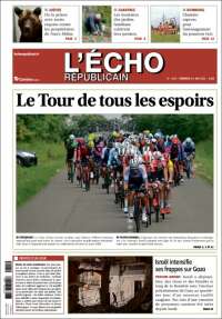 Portada de L'Echo Républicain (Francia)