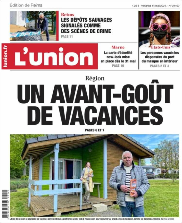 Portada de L'Union (Francia)