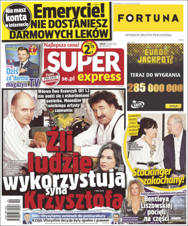 Portada de Super Express (Polonia)