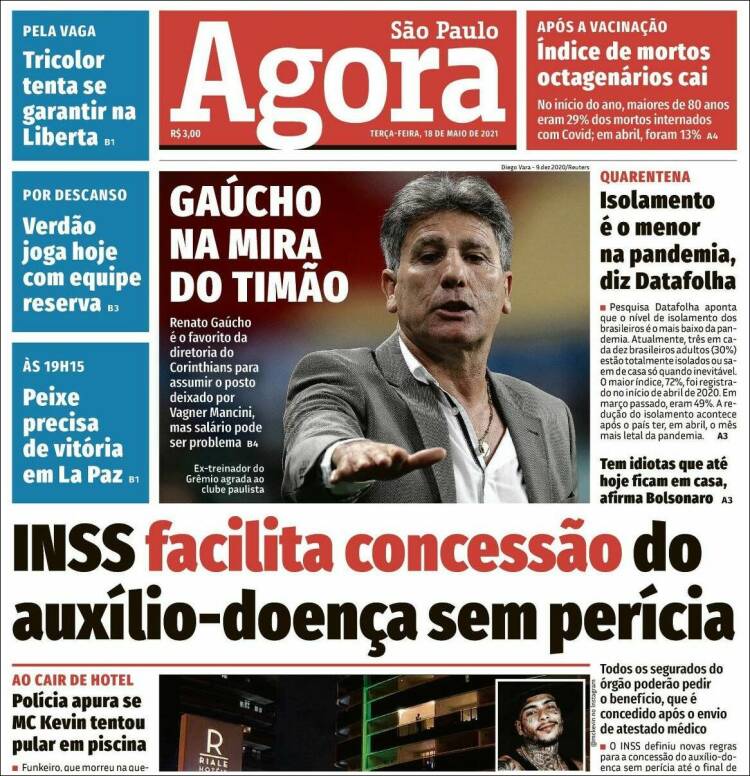 Portada de Jornal Agora (Brasil)
