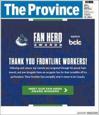 Portada de The Province (Canadá)