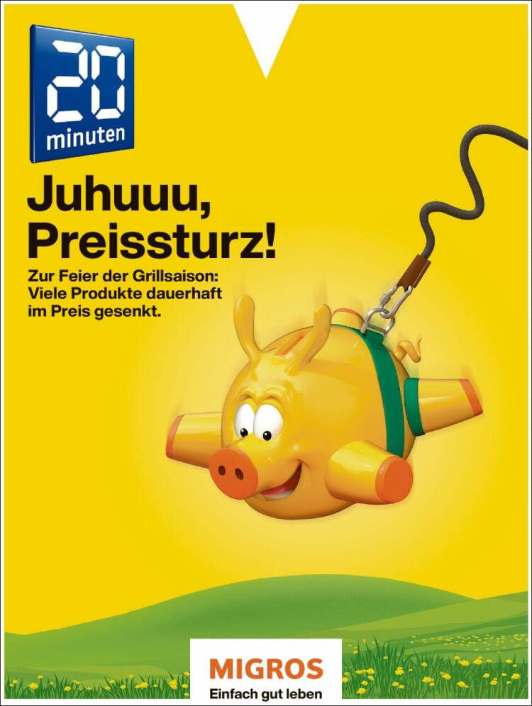 Portada de 20Minuten - Zürich (Suiza)