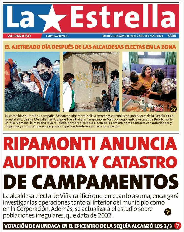 Portada de Estrella de Valparaiso (Chile)