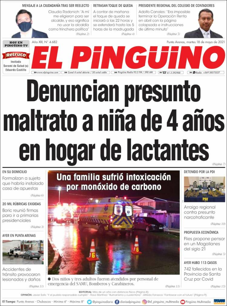 Portada de El Pingüino (Chile)