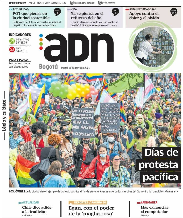 Portada de ADN - Bogotá (Colombia)