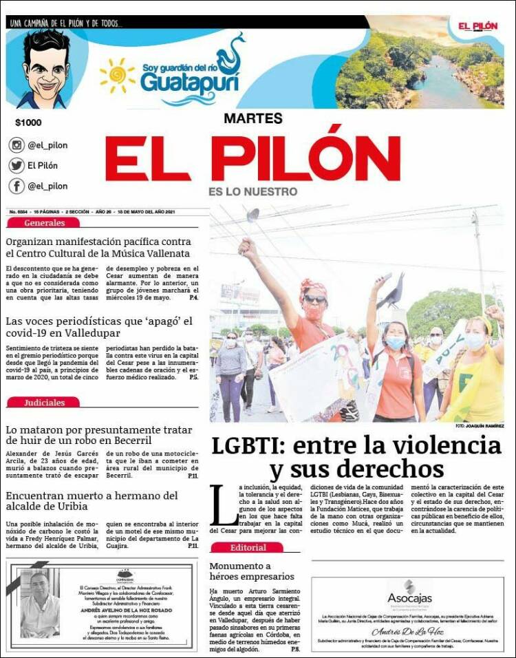 Portada de El Pilón (Colombia)
