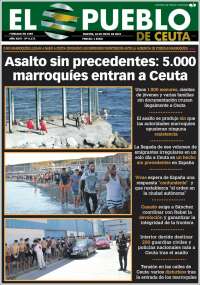 Portada de El Pueblo de Ceuta (España)