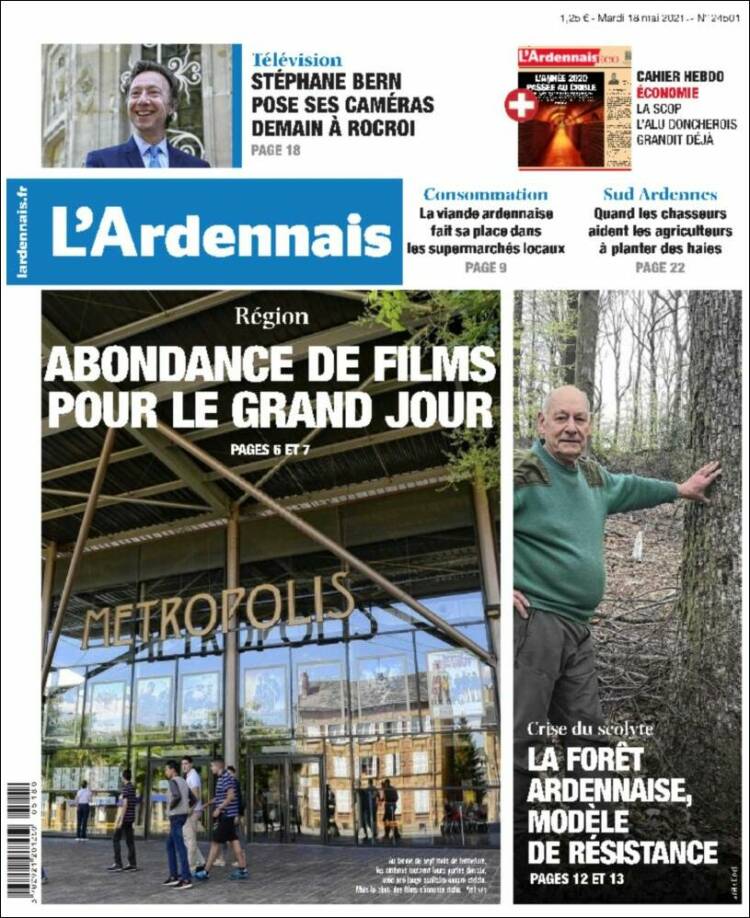 Portada de L'Ardenais (Francia)