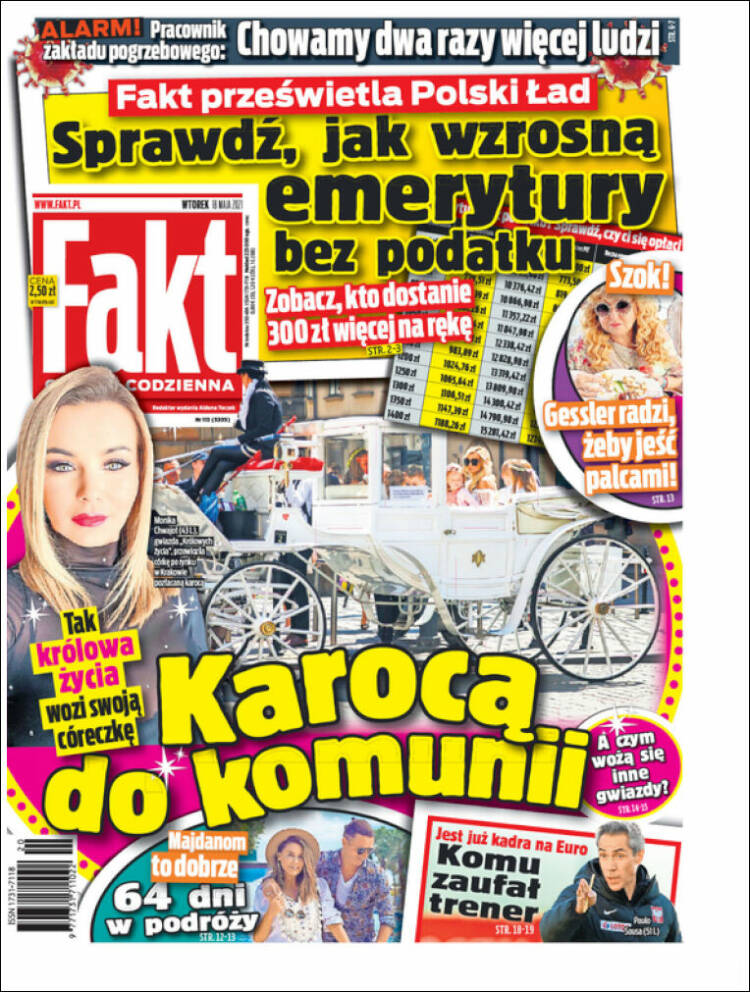 Portada de Fakt (Polonia)