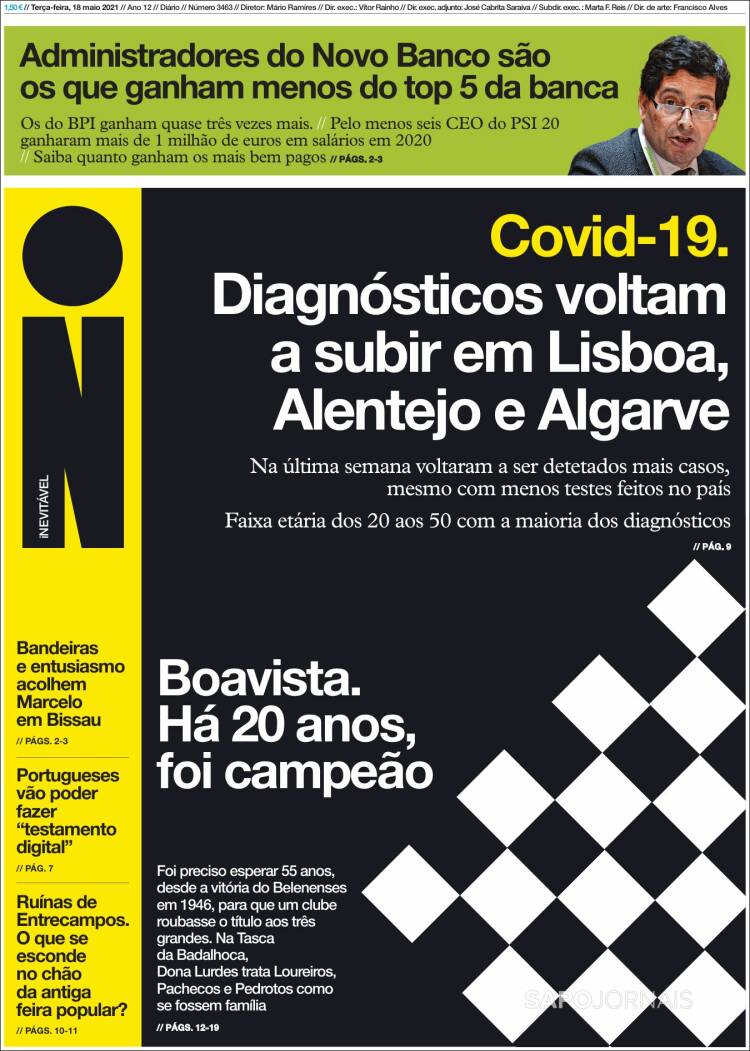 Portada de I - informação (Portugal)
