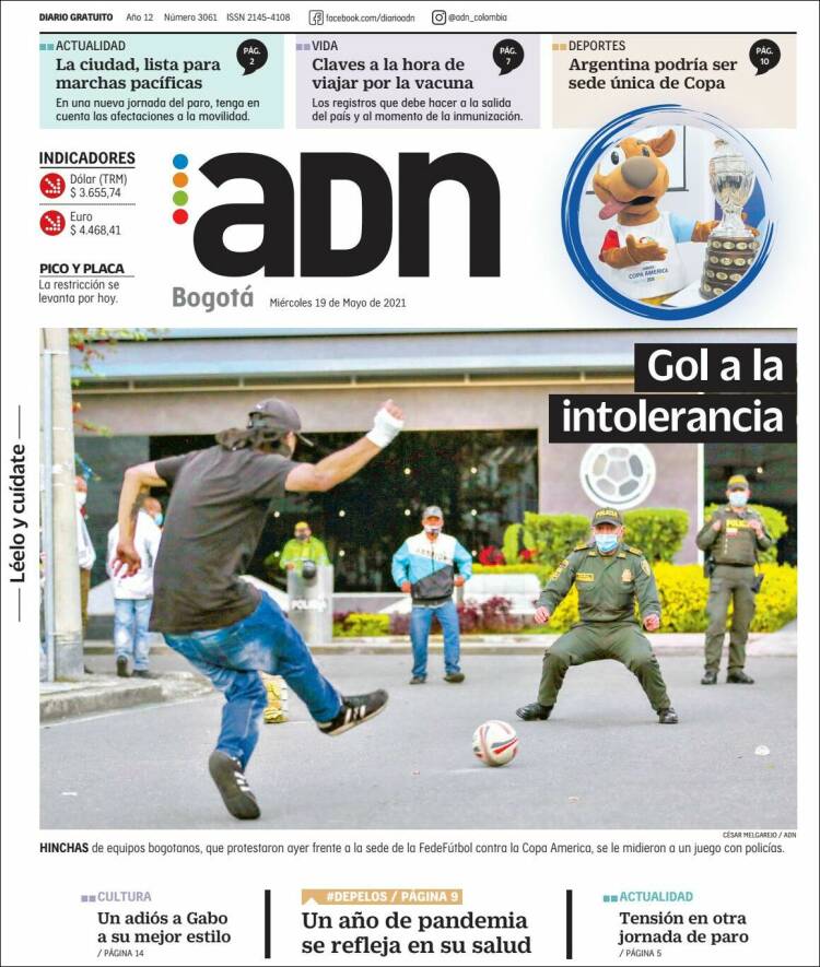 Portada de ADN - Bogotá (Colombia)