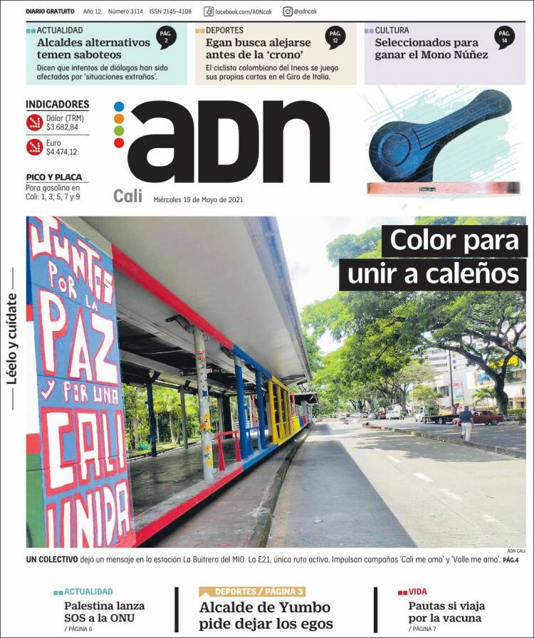 Portada de ADN - Cali (Colombia)