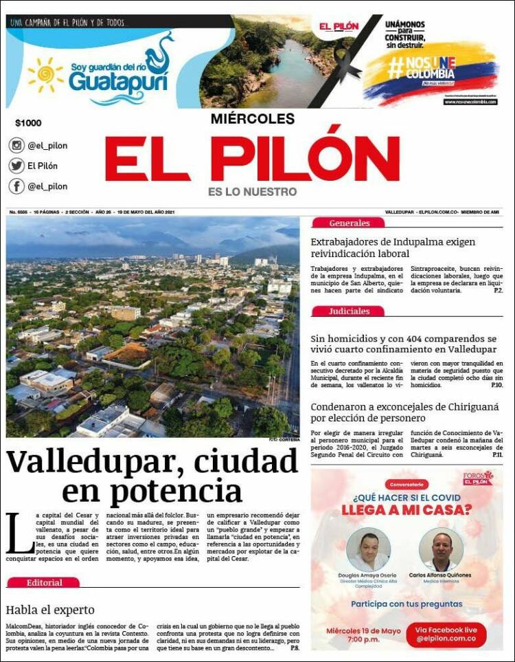 Portada de El Pilón (Colombia)