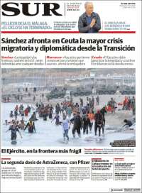 Portada de Diario el Sur (España)