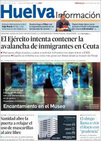 Portada de Huelva Información (España)