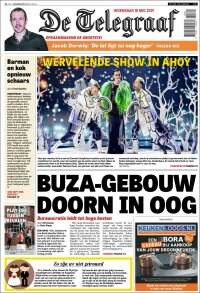 Portada de De Telegraaf (Pays-Bas)