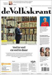 Portada de De Volkskrant (Países Bajos)