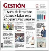 Portada de Diario Gestión (Perú)