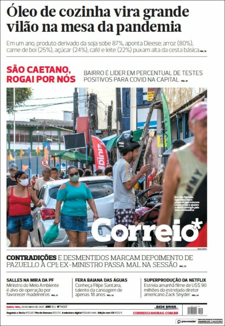 Portada de Correio* (Brasil)