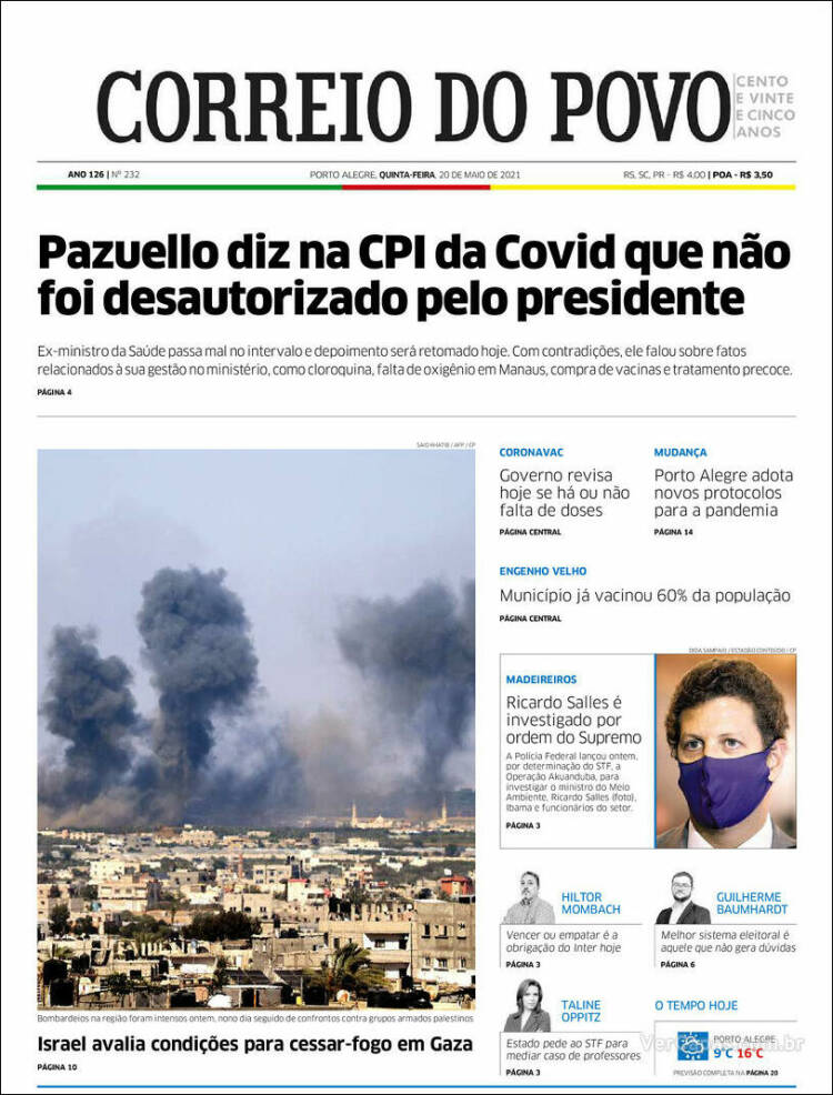 Portada de Correio Do Povo (Brasil)