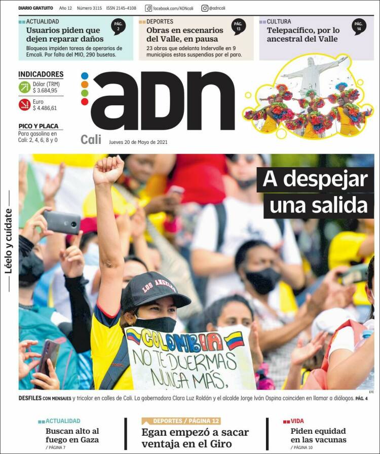 Portada de ADN - Cali (Colombia)
