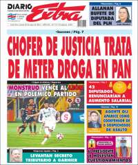 Portada de Diario Extra (Costa Rica)