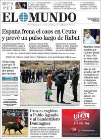 Portada de El Mundo (España)