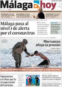 Portada de Málaga Hoy (España)