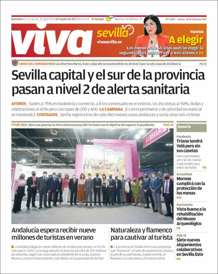 Portada de Viva Sevilla (España)