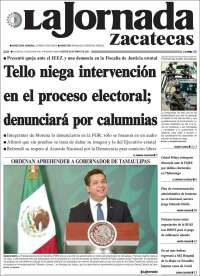 Portada de Jornada de Zacatecas (México)