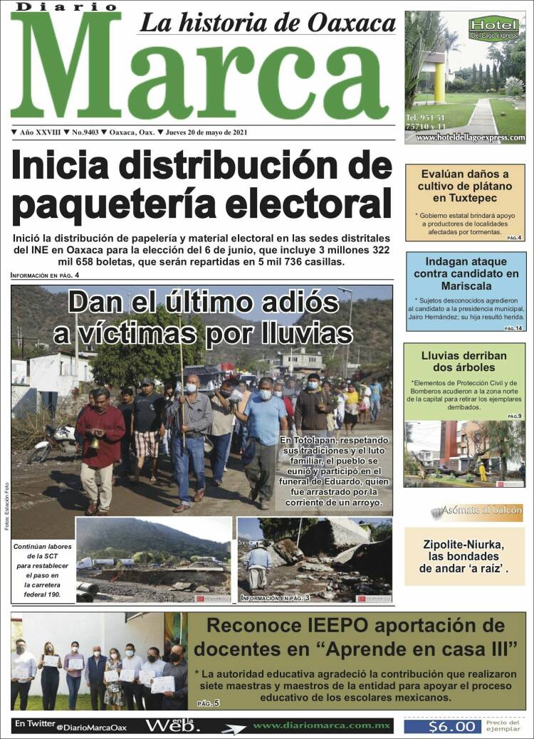 Portada de Diario Marca (México)