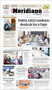 Portada de Meridiano (México)