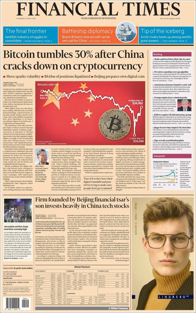 Portada de Financial Times - USA (USA)